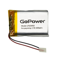 Аккумулятор Li-Pol LP103450 PK1 3.7V 1800mAh (толщ.1,0мм, шир.34мм, дл.50мм