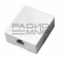 Розетка компьютерная 1гнездо RJ-45 8P8C Cat 5Е