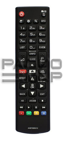 Пульт ДУ LG AKB75095312 LCD TV Ivi