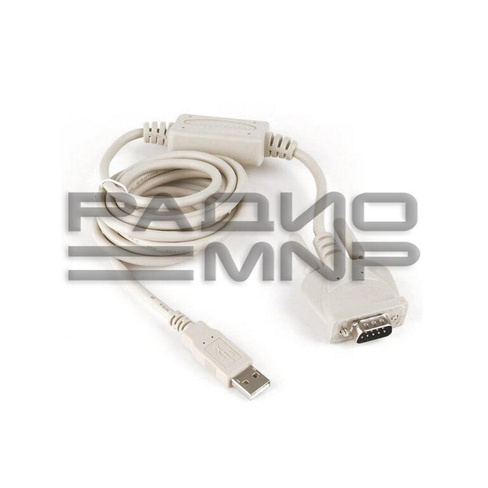 Конвертер шт. COM устройство - шт. USB (DB9M/AM, WinXP-Win10) 1,8м "Cablexp