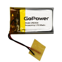 Аккумулятор Li-Pol LP602030 PK1 3.7V 300mAh (толщ.6,0мм, шир.20мм, дл.30мм)