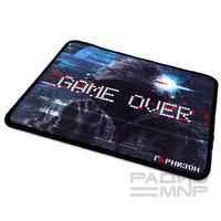 Коврик для мыши "Game Over", размеры 250*200*3мм, ткань+резина, оверлок "Га