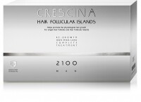 Crescina - Лосьон для стимуляции роста волос для мужчин №20 + Лосьон против выпадения волос №20 Follicular Islands 2100,