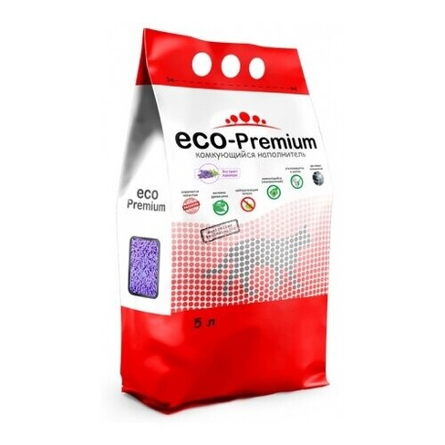 Комкующийся наполнитель ECO-Premium Green 129422, 5л, 1 шт.