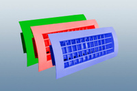Регулируемая решетка РАД-Ц+Р (цветная) 800 * 750 (Ш * В)