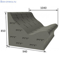 Ruspanel изделия из 3D полистирола (лежак Corpo)