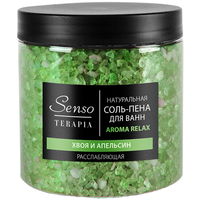 Senso Terapia Соль-пена для ванн Aroma Relax Расслабляющая, 560 г, 560 мл