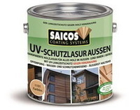 Saicos (Сайкос) Защитная лазурь от УФ-лучей для наружных и внутренних работ UV-schutzlazur aussen - 1171 Серый, 10 л, Пр
