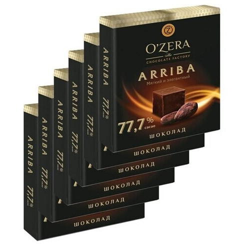 O Zera Шоколад в кубиках ARRIBA 77,7%, 90 г х 6 шт O'Zera