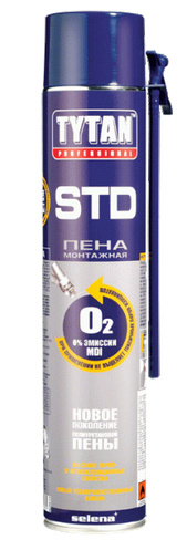 Пена монтажная TYTAN Professional STD ЭРГО 750 мл / всесезонная