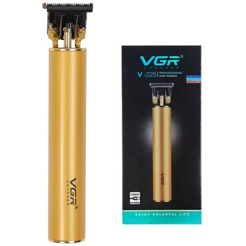 Триммер для бороды и усов Мультишоп V-225 золотистый VGR