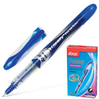 Ручка-роллер BEIFA Бэйфа A Plus СИНЯЯ корпус с печатью узел 05 мм линия письма 033 мм RX302602-BL