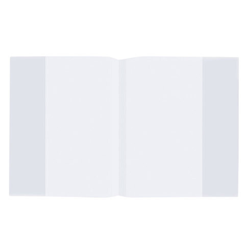 Обложка ПП для тетради и дневника ПИФАГОР прозрачная плотная 210х350 мм 60 мкм 223075