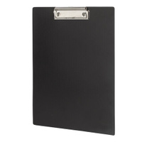 Доска-планшет STAFF с прижимом А4 315х235 мм пластик 1 мм черная 229223
