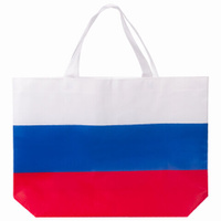Сумка Флаг России триколор 40х29 см нетканое полотно BRAUBERG 605519 RU39