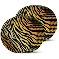 Набор бумажных тарелок "Тигр" Дизайн 5 (12 шт * d=180 мм) ND Play