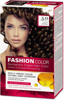 Стойкая крем-краска для волос Rubella Fashion Color 5.0 Светло-коричневый, 50 мл