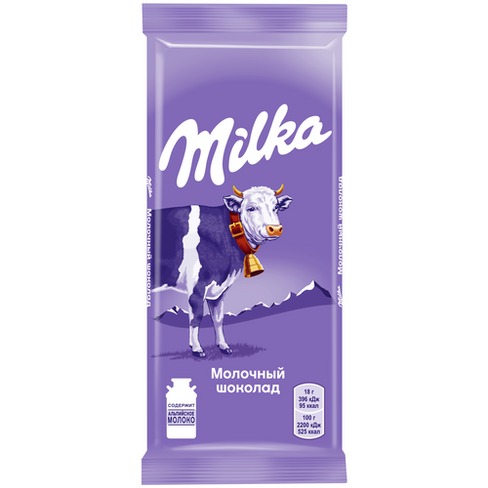 Шоколад Milka молочный, 85 г
