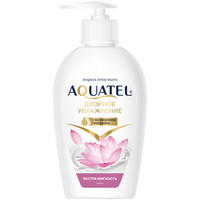 Aquatel жидкое крем-мыло лепестки лотоса лотос, 280 мл, 310 г