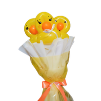 Крафт букет из шаров для девочки "Милые утки"