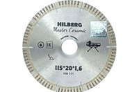 Диск алмазный отрезной Master Сeramic (115х20х1.6 мм) Hilberg HM511