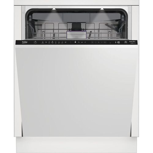 Встраиваемая посудомоечная машина Beko BDIN38530A, полноразмерная, ширина 59.8см, полновстраиваемая, загрузка 15 комплек