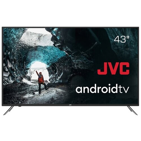 43" Телевизор JVC LT-43M690 2020 IPS, черный