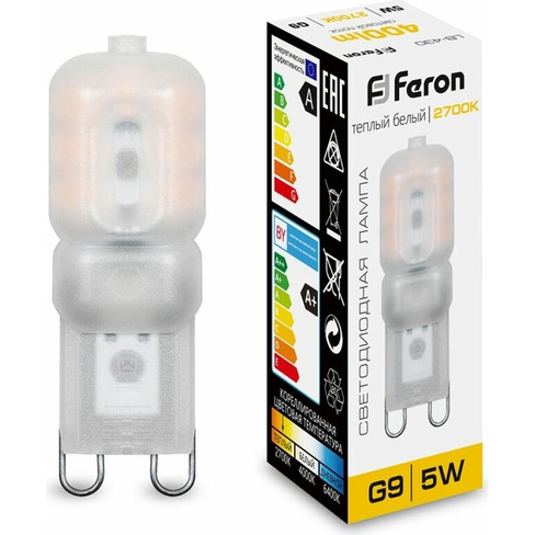 Светодиодная лампа FERON LB-430 G9 5W 2700K