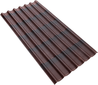 Черепица Ондулин коричневый 1950×950