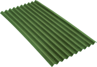 Черепица Ондулин Смарт зеленый 1950×950