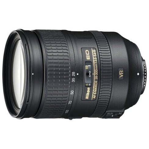 Объектив Nikon 28-300mm f/3.5-5.6G ED VR AF-S Nikkor, черный
