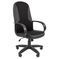 Кресло для руководителя easy chair 655 ttw черное искусственная кожа сетка пластик