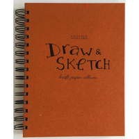 Скетчбук для рисования и эскизов смешанные техники Kroyter А5 40 листов