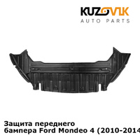 Защита переднего бампера Ford Mondeo 4 (2010-2014) рестайлинг KUZOVIK