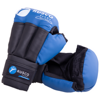 Перчатки RUSCO SPORT из искусственной кожи для рукопашного боя 10 синий