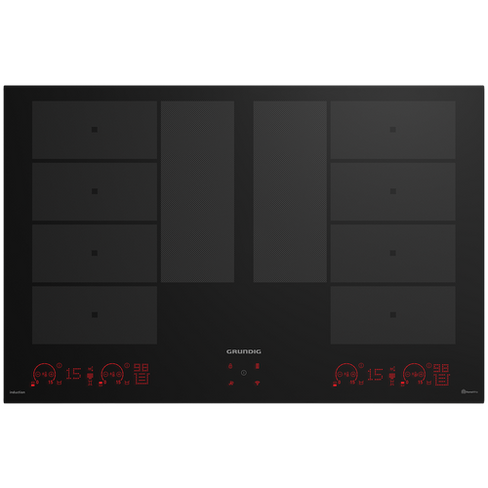 Индукционная варочная панель Grundig GIEI838980INH, с рамкой, черный