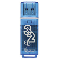 Флеш-диск 32 GB SMARTBUY Glossy USB 2.0 синий SB32GBGS-B