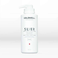 Интенсивный уход для коррекции цвета осветленных волос Goldwell Dualsenses Silver 60Sec Treatment Mask 500 мл.