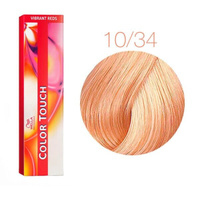 Тонирующая краска для волос Color Touch 10/34 (яркий блонд золотистый красный) 60 мл.