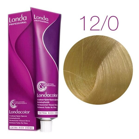 Стойкая крем-краска для волос Londa Color Extra Rich 12/0 (специальный блонд) 60 мл.