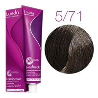 Стойкая крем-краска для волос Londa Color Extra Rich 5/71 (светлый шатен коричнево-пепельный) 60 мл.
