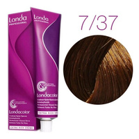Стойкая крем-краска для волос Londa Color Extra Rich 7/37 (блонд золотисто-коричневый) 60 мл.