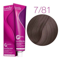 Стойкая крем-краска для волос Londa Color Extra Rich 7/81 (блонд жемчужно-пепельный) 60 мл.