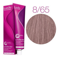 Стойкая крем-краска для волос Londa Color Extra Rich 8/65 (холодный розовый, светлый блонд фиолетово-красный) 60 мл.