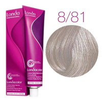 Стойкая крем-краска для волос Londa Color Extra Rich 8/81 (светлый блонд жемчужно-пепельный) 60 мл.
