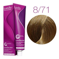 Стойкая крем-краска для волос Londa Color Extra Rich 8/71 (светлый блонд коричнево-пепельный) 60 мл.