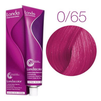 Стойкая крем-краска для волос Londa Color Extra Rich 0/65 (интенсивный фиолетово-красный микстон) 60 мл.