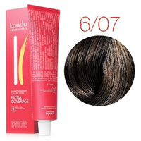 Тонирующая крем-краска для волос Londa Color Extra Coverage 6/07 (темный блонд натуральный коричневый) 60 мл.