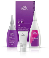 Набор для химической завивки для окрашенных волос Wella Creatine+ Curl C/S Hair Kit