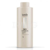 Шампунь для восстановления и укрепления стержня волоса изнутри Londa Fiber Infusion Shampoo 1000 мл.